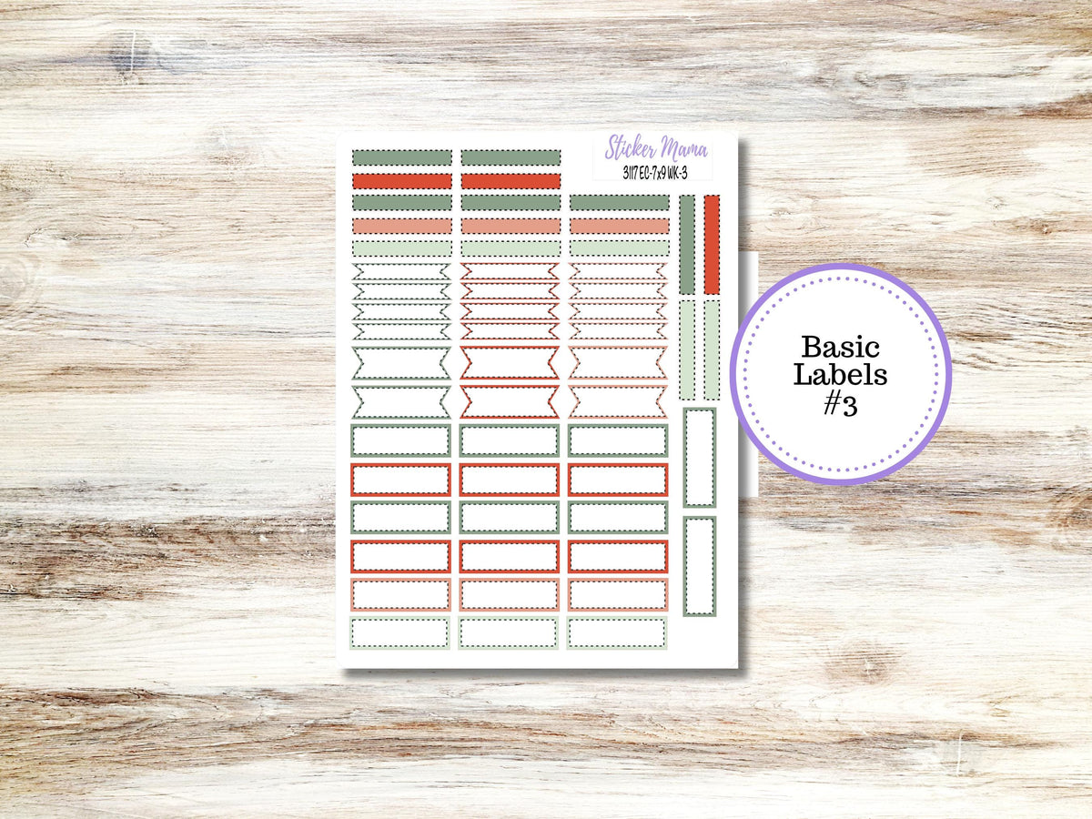 Erin Condren Weekly Planner Kit 3117 | Jolly Jewels | Vertical, Horizontal & Hourly Stickers | December | 9-26