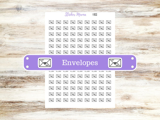 Envelope Planner Stickers | I-302