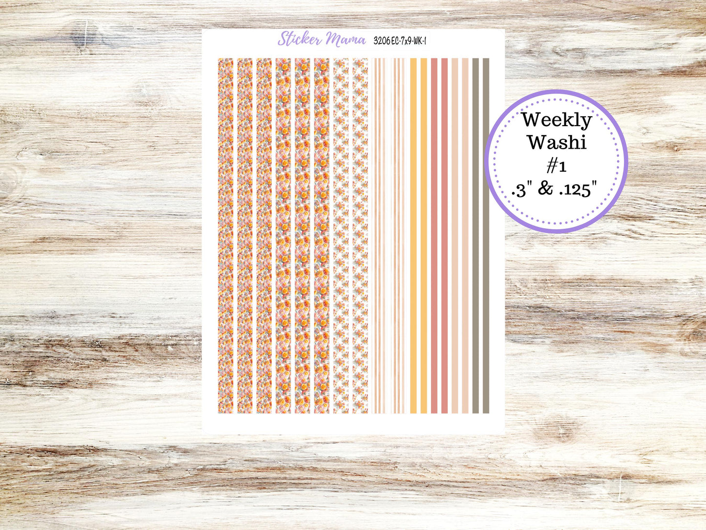 ERIN CONDREN Weekly Planner Kit WK-3206 || September || Weekly Planner Sticker Kit || Erin Condren ||