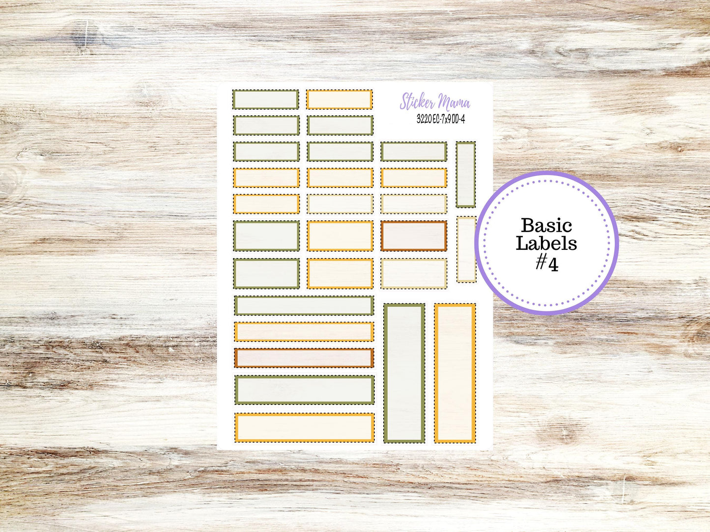Erin Condren Daily Duo Planner Kit DD 3220 | Sunflower Harvest  | Full Month Kit