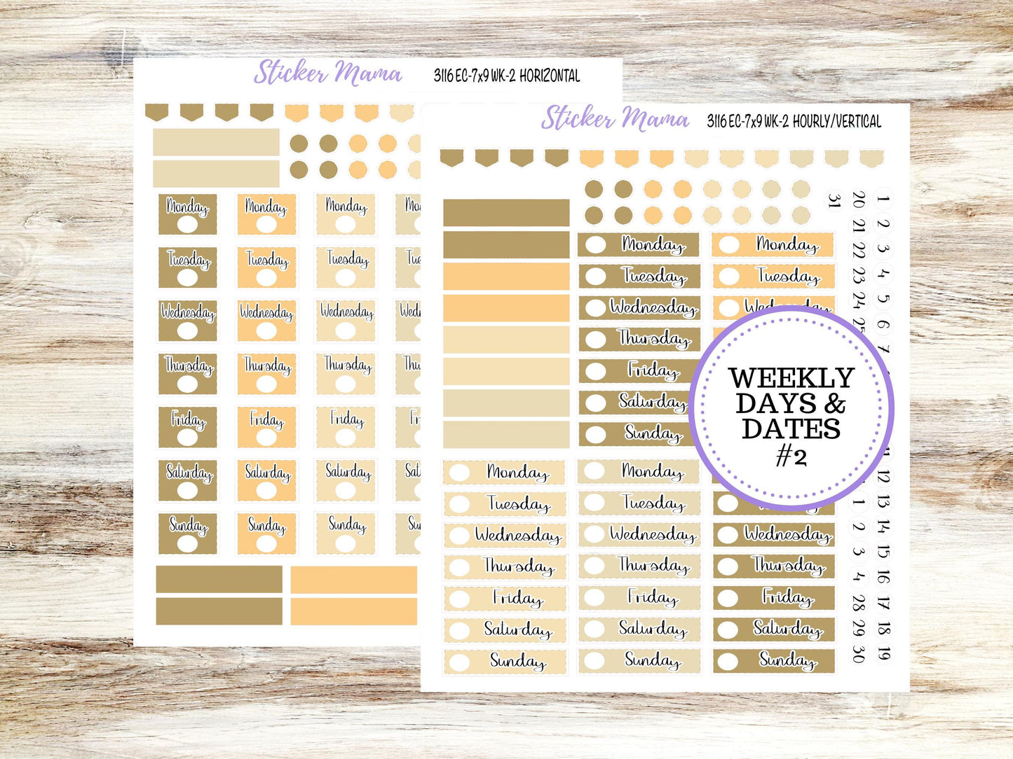 Erin Condren Weekly Planner Kit WK 3116 | Fall Planner Kit | Pumpkin Spice