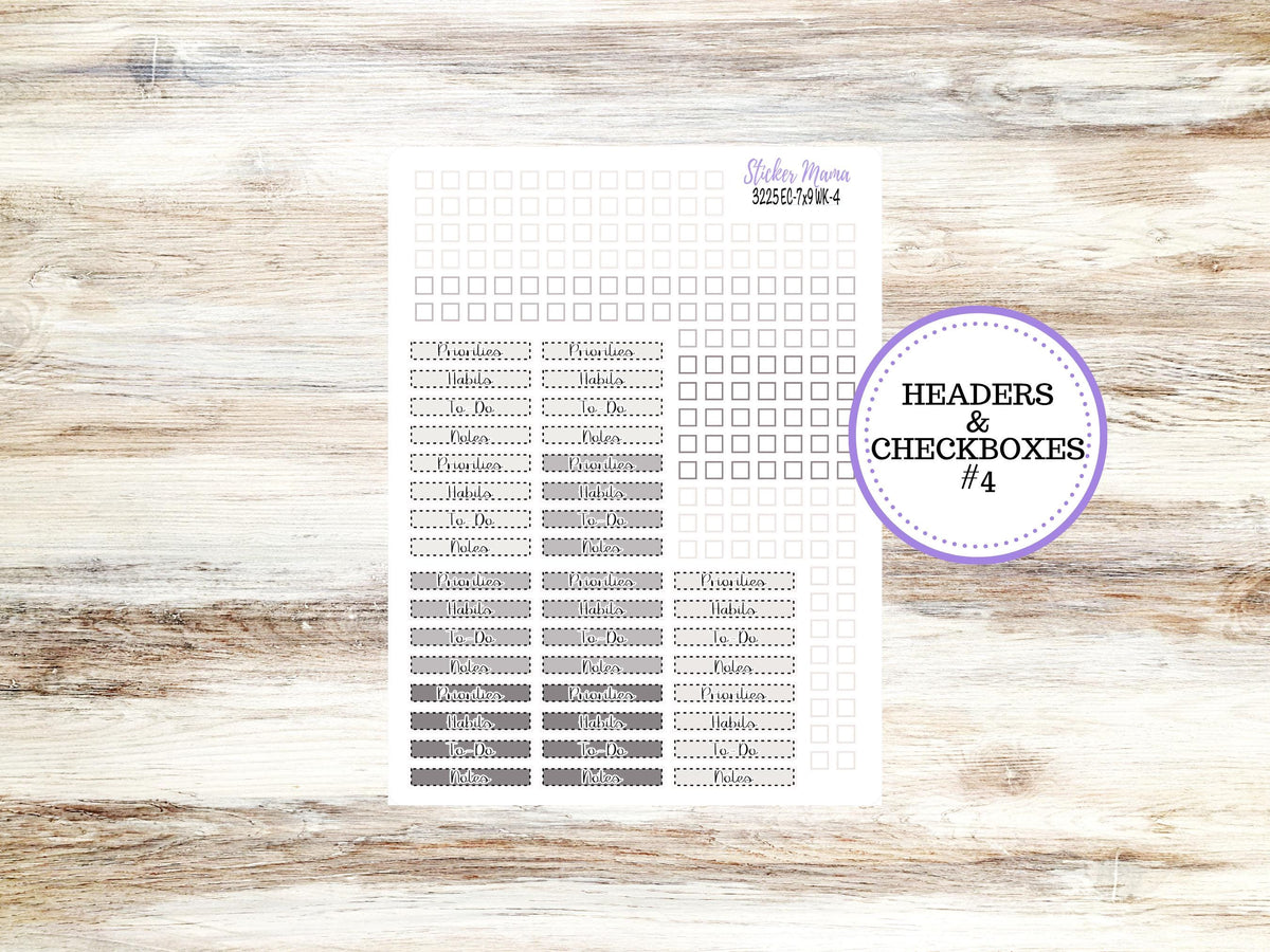 Erin Condren Weekly Planner Kit | WK 3225 Sleek Season