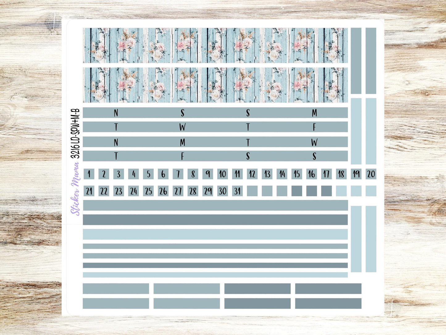Banner Set | Laurel Denise Small Scout | Portrait Week + Month | Monthly Header Kit