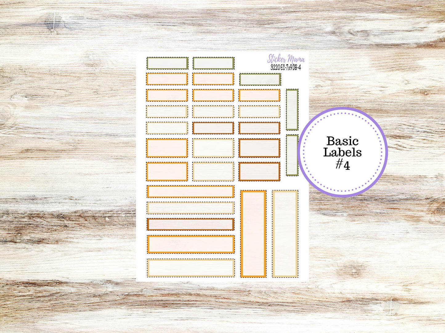 Erin Condren Dashboard Planner Sticker Kit | DB 3220 Sunflower Harvest
