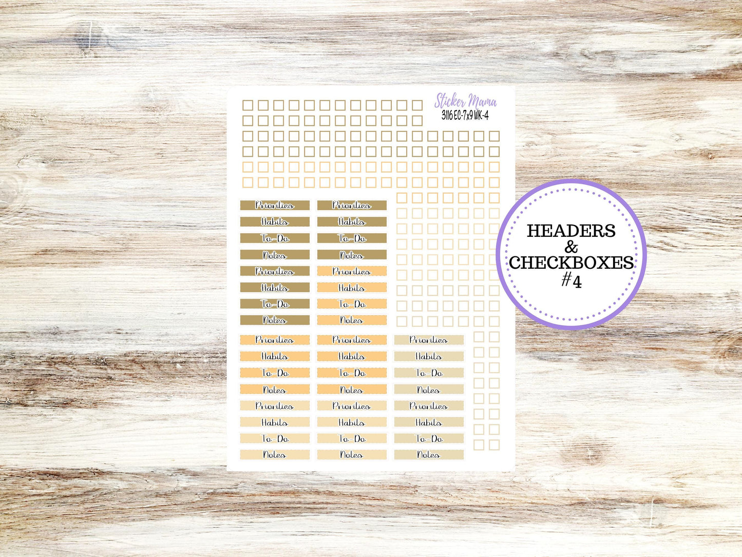 Erin Condren Weekly Planner Kit WK 3116 | Fall Planner Kit | Pumpkin Spice