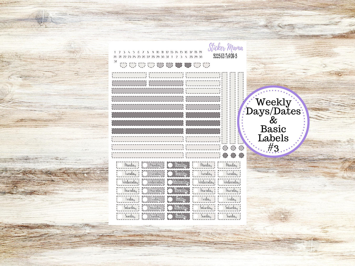 Erin Condren Dashboard Planner Kit 3225 | Sleek Season | 9-26