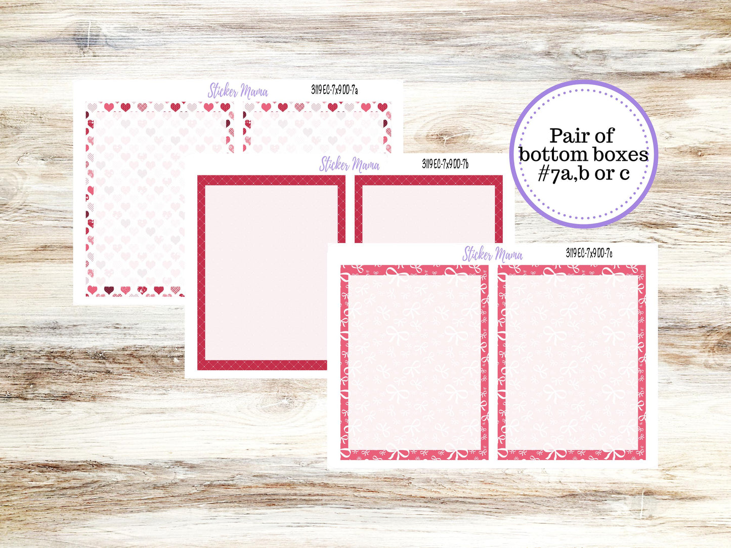 ERIN CONDREN Daily Duo Planner Kit DD-3119 || February || Daily Duo Planner Sticker Kit || Erin Condren ||