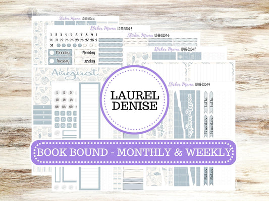 LD BOOK-BOUND Planner Kit #3204 || Coastal Charm || Laurel Denise Kit || Laurel Denise Stickers || Bookbound April 25