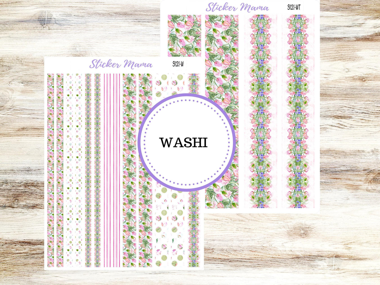 WASHI PLANNER STICKERS || 3121 || Easter Petals || Washi Stickers || Planner Stickers || Washi for Planners