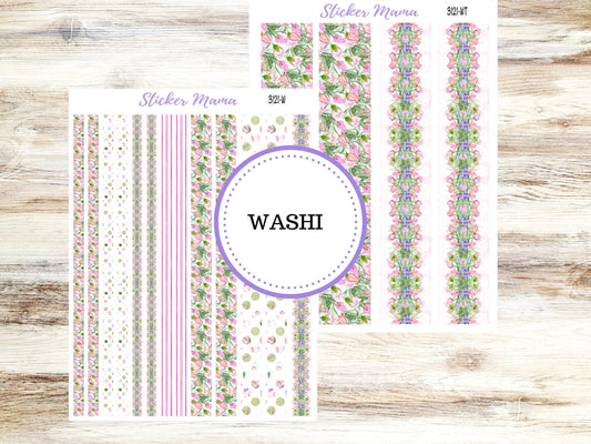 WASHI PLANNER STICKERS || 3121 || Easter Petals || Washi Stickers || Planner Stickers || Washi for Planners