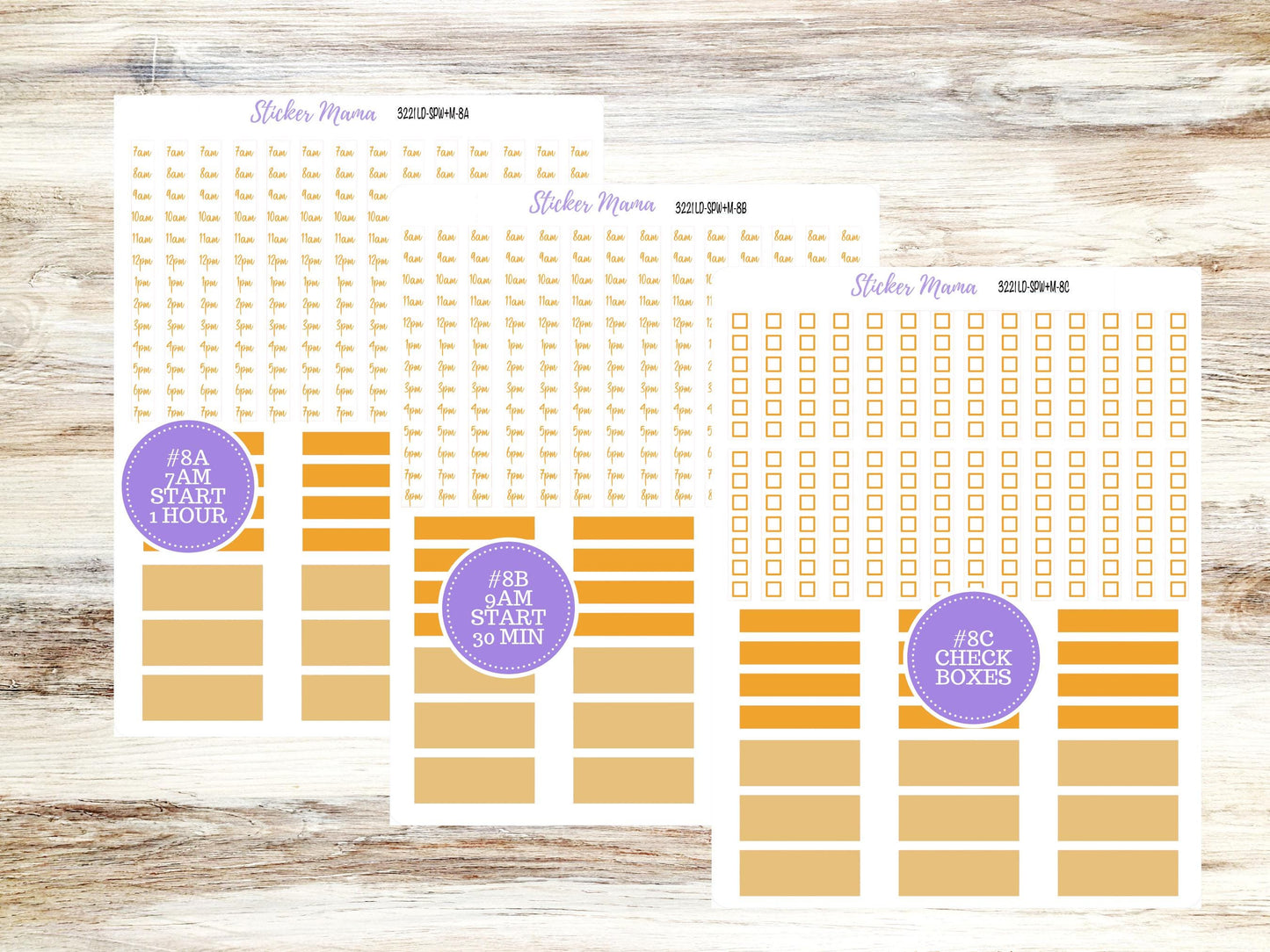 Laurel Denise Small Scout Planner Sticker Kit | Portrait Weekly + Monthly | Choose Your Month Fall | 3221 Pumpkin & Cornstalk | 6-26
