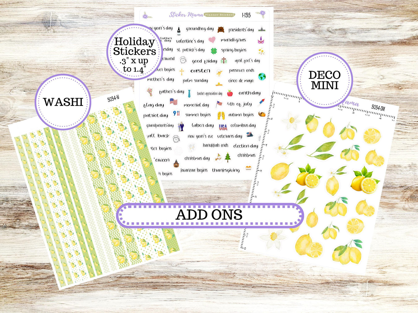 LD Large "The Scout" || PORTRAIT Weekly + Monthly Planner Kit #3034 || Fresh Squeeze || Laurel Denise Kit Portrait  || 11-25