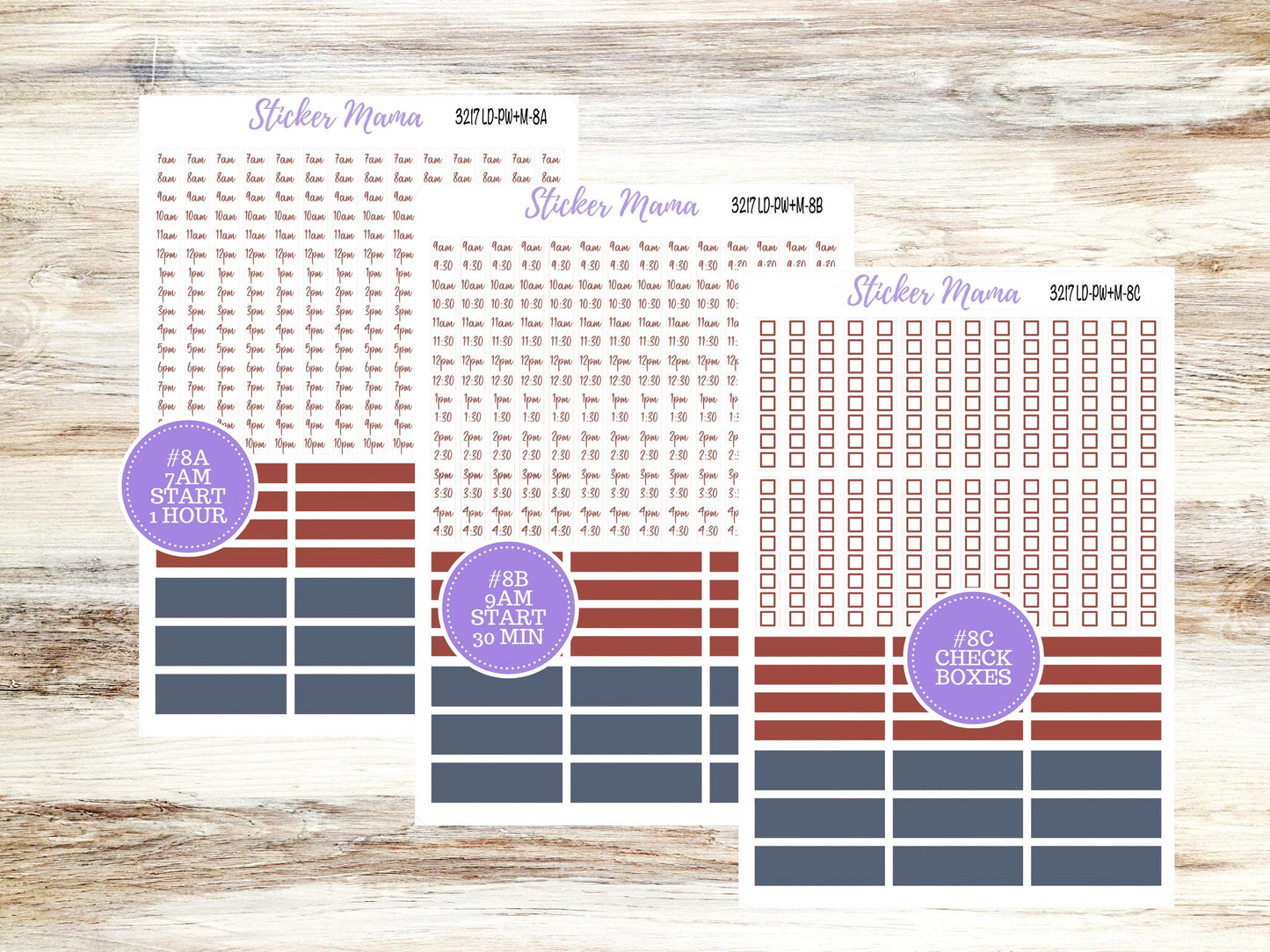 Laurel Denise Large Scout Planner Sticker Kit | Portrait Weekly + Monthly | July Old Glory 3217 | 4-26