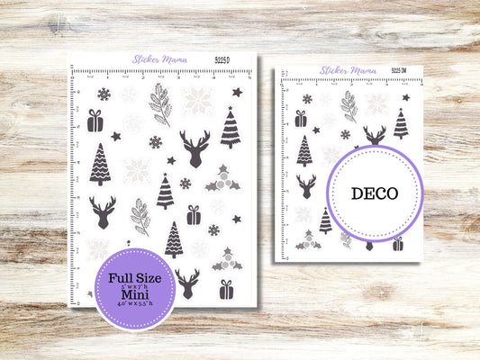 Deco 3225 | Sleek Season | Planner Stickers | Christmas Stickers