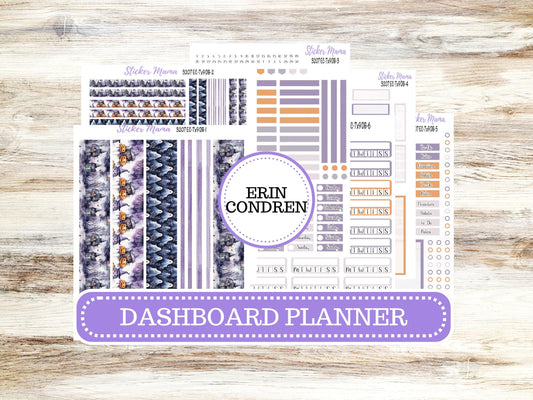 ERIN CONDREN Dashboard Planner Kit DB-3207 || Haunted Haven || Dashboard Planner Sticker Kit || Erin Condren ||