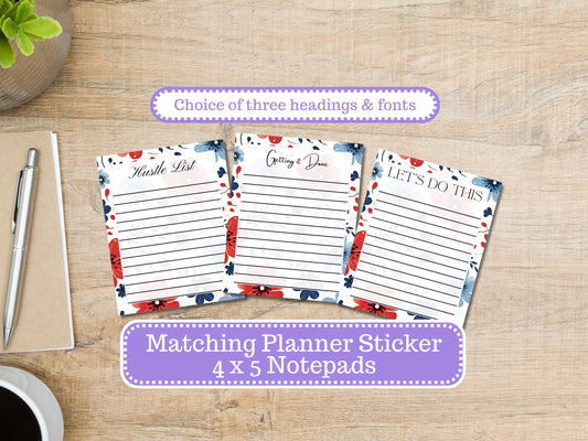 American Dream 3035 Notepad | 4 x 5 | To Do List | Shopping List | Note Pad