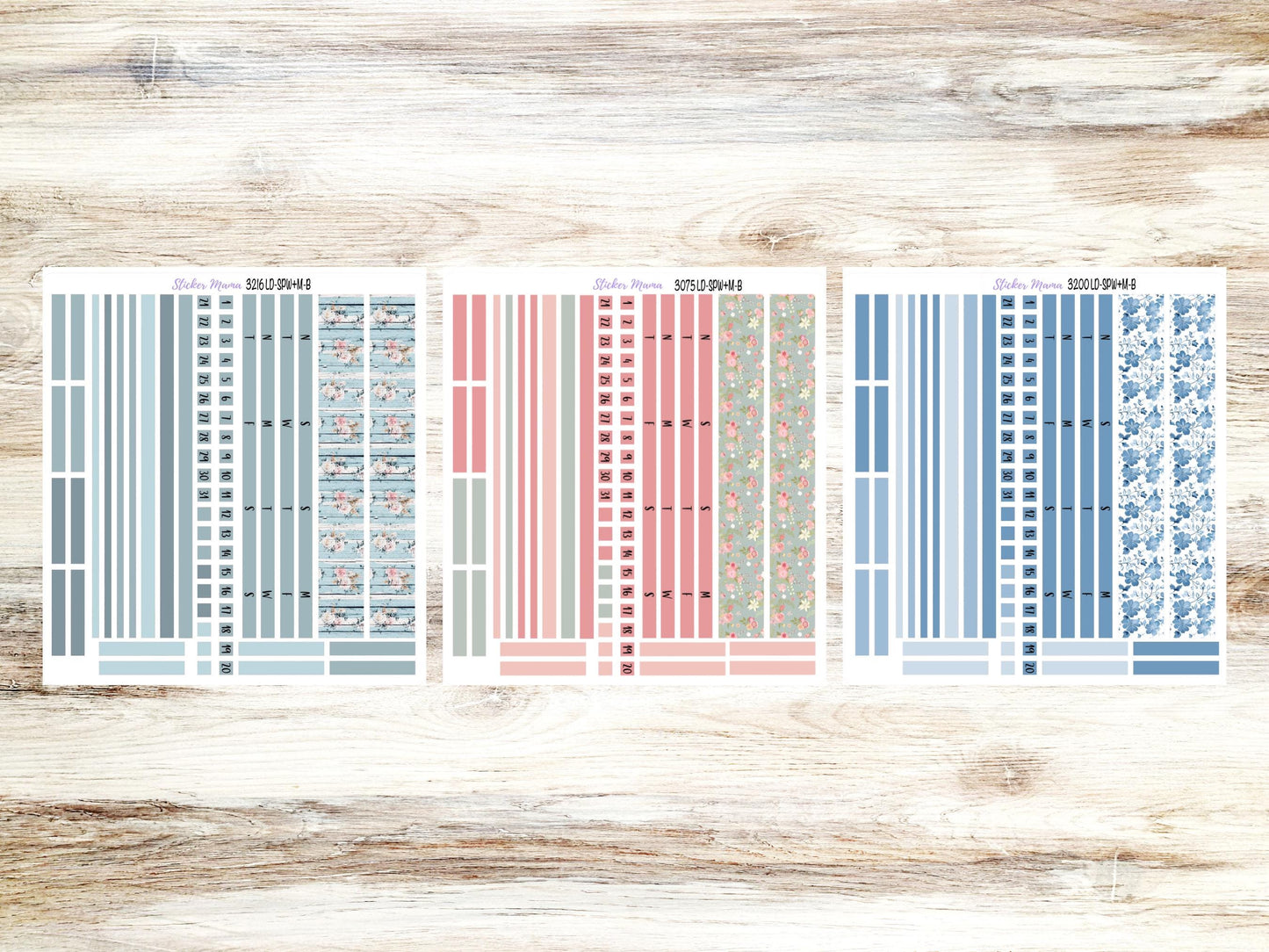 Banner Set | Laurel Denise Small Scout | Portrait Week + Month | Monthly Header Kit