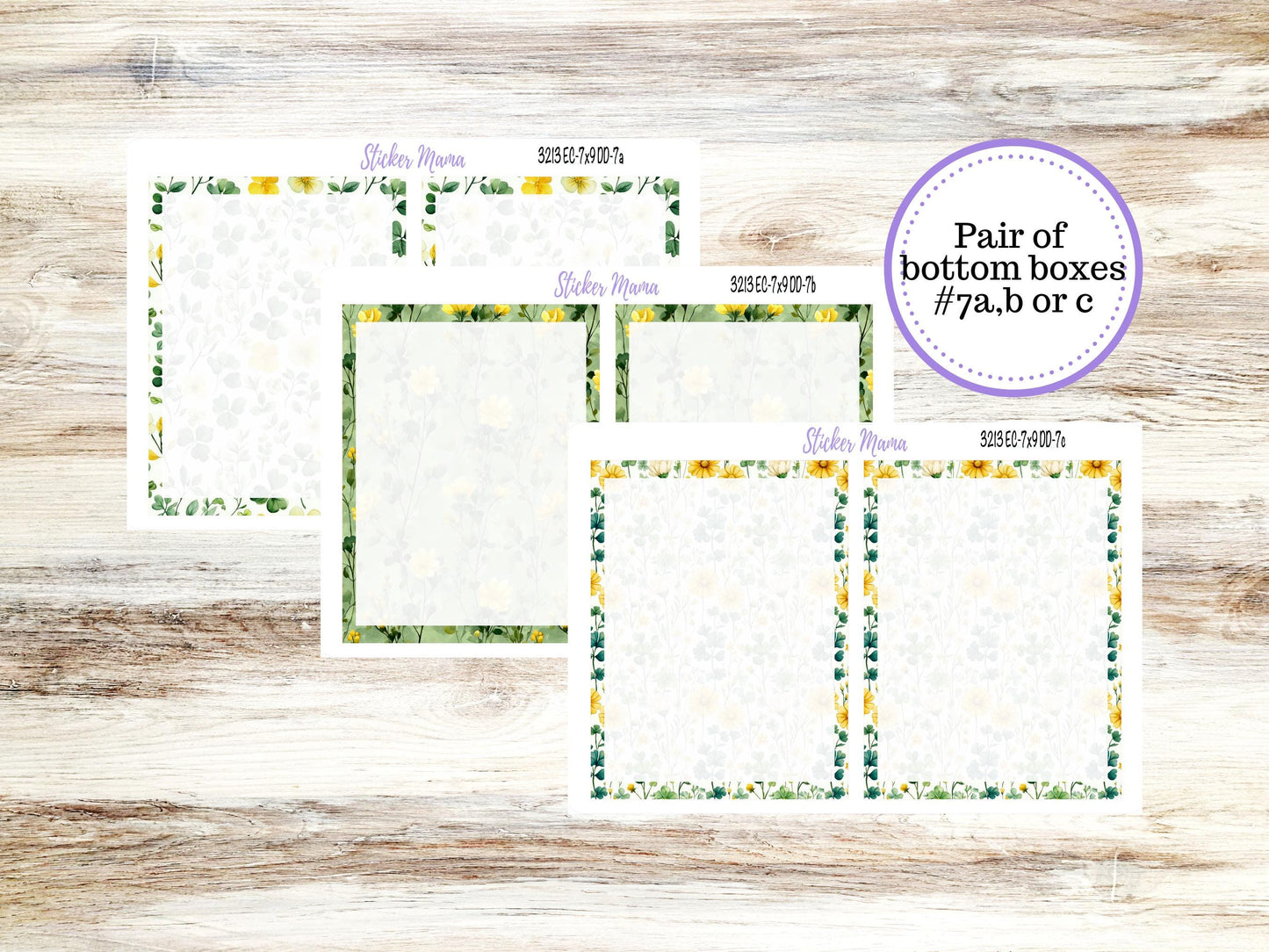 ERIN CONDREN Daily Duo Planner Kit DD-3213 || March - Lucky Blossoms || Daily Duo Planner Sticker Kit || Erin Condren ||