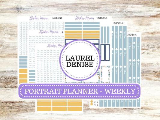 LAUREL DENISE Weekly PORTRAIT || Planner Kit #3112 || Butterfly Bliss || Laurel Denise Kit || Laurel Denise Stickers ||  ld