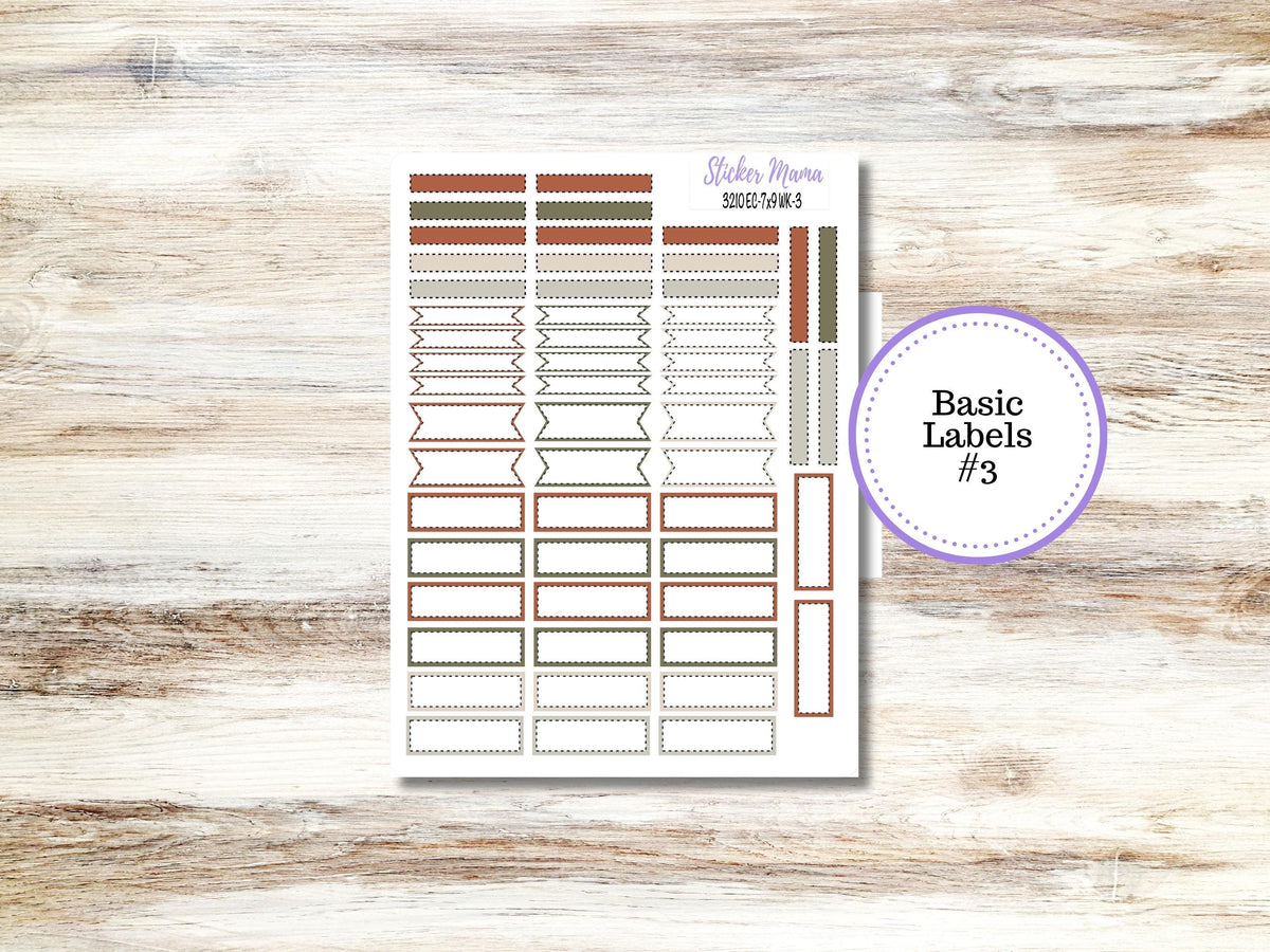 Erin Condren Weekly Planner Kit 3210 | December Frosty Friends | Horizontal | Vertical | Hourly | 9-26