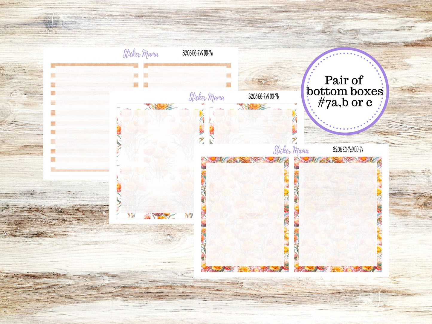 ERIN CONDREN Daily Duo Planner Kit DD-3206 || Falling Colors  || Daily Duo Planner Sticker Kit || Erin Condren ||