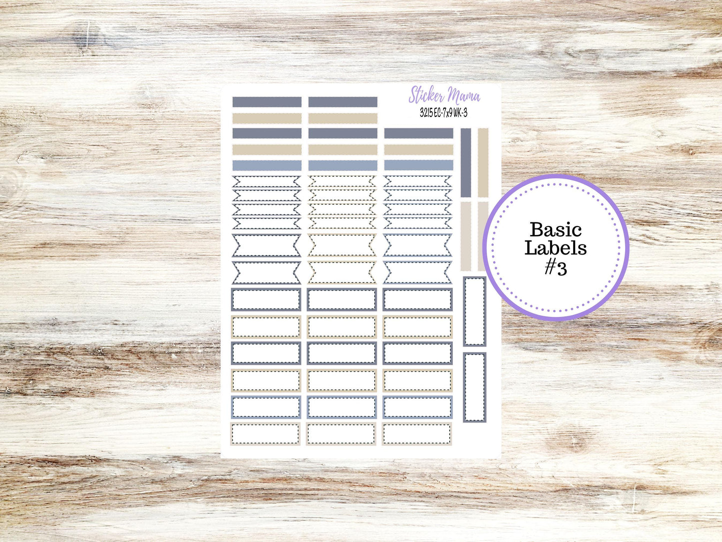 Erin Condren Weekly Planner Kit | Vertical & Hourly Stickers | WK-3215 Charming Roses