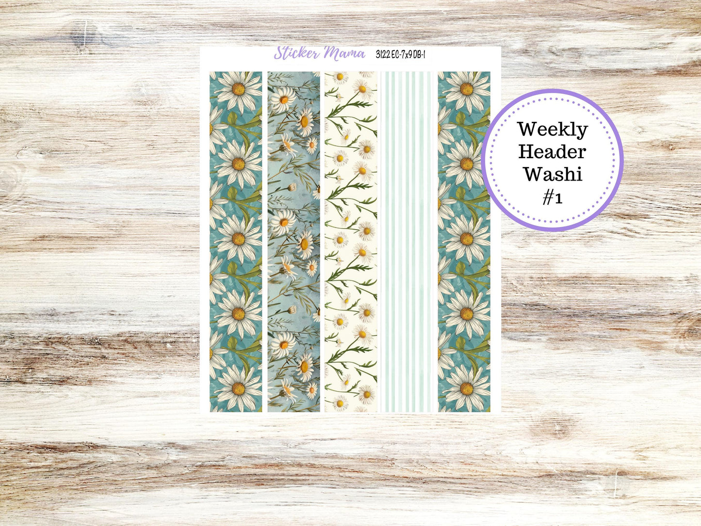 ERIN CONDREN Dashboard Planner Kit DB-3122 || Vintage Bloom || Dashboard Planner Sticker Kit || Erin Condren ||