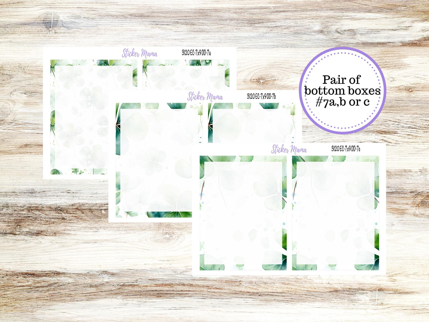 ERIN CONDREN Daily Duo Planner Kit DD-3120 || March - Shamrock Magic || Daily Duo Planner Sticker Kit || Erin Condren ||