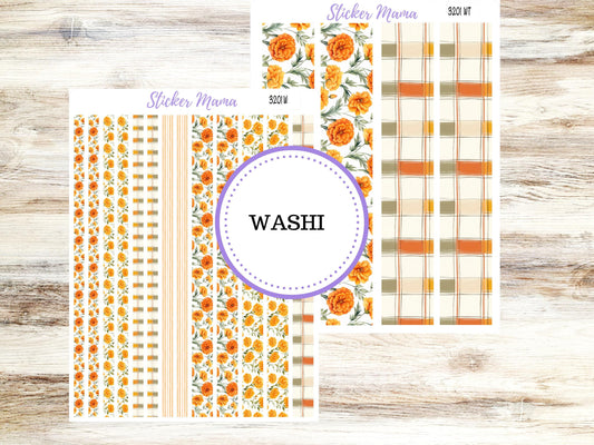 Washi Planner Stickers | Fall Colors 3201