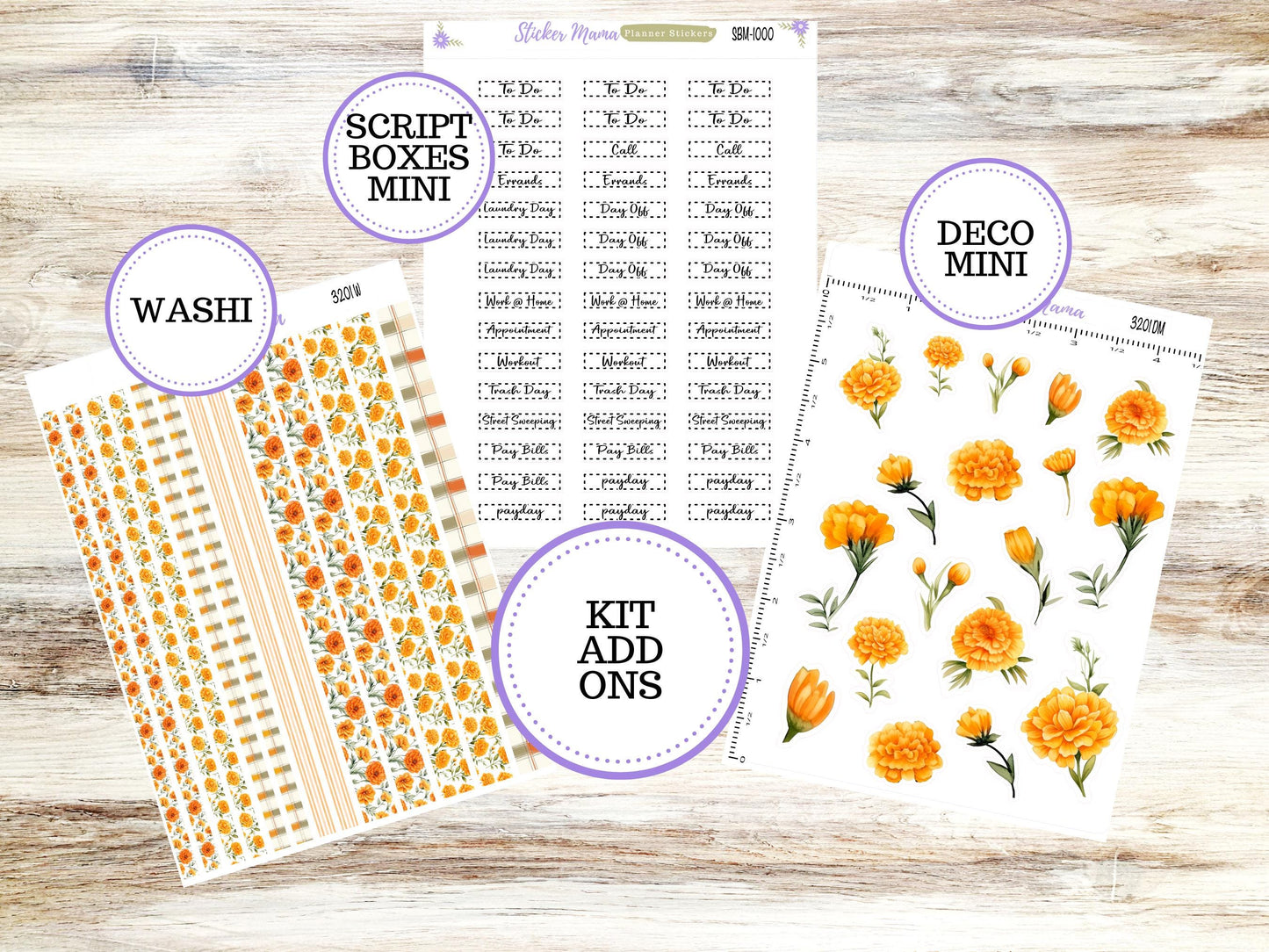 Journal Planner Sticker Kit | Fall Colors 3201