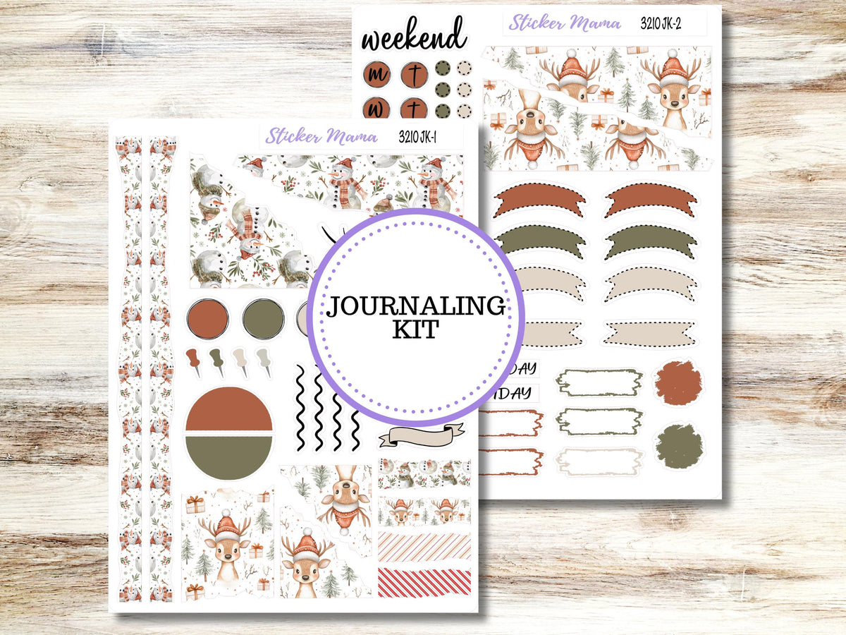 Journaling Kit 3210 |  Frosty Friends  | Journal Planner Stickers
