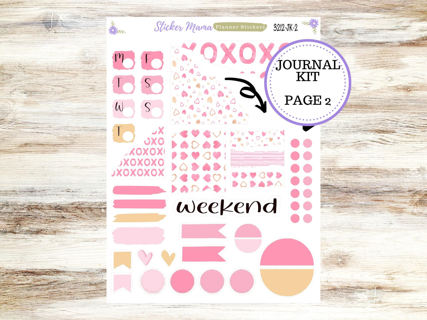 JOURNALING KIT  || #3212 ||  Love Notes || Journal Planner || Planner Stickers || Journal Stickers