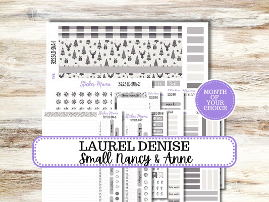 Laurel Denise Small Anne and Nancy Planner Sticker Kit 3225 | Sleek Season | Month of Choice | 9-26