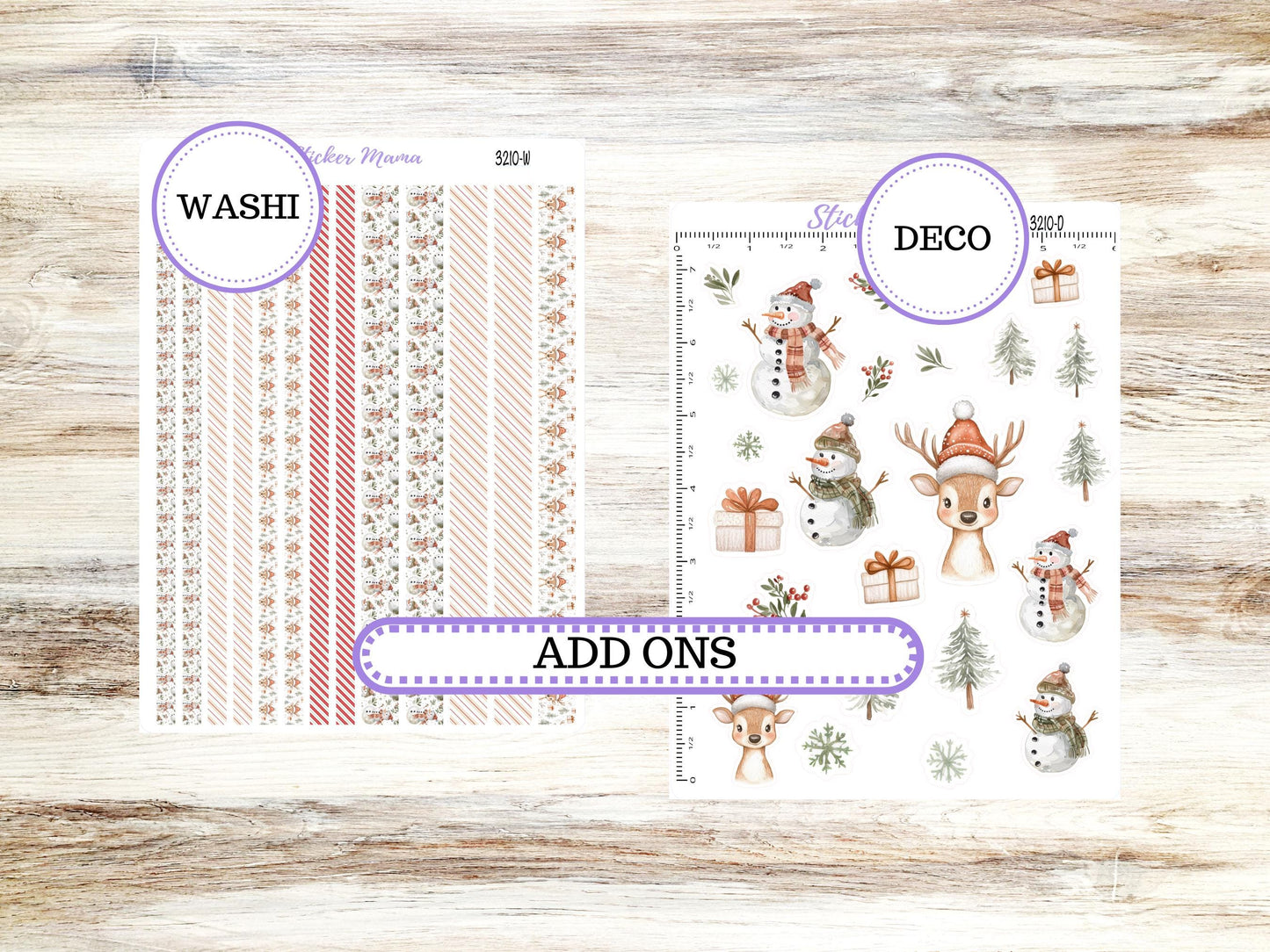 LD "The Valerie" || TEACHER Week + Month Planner Kit #3210 || Frosty Friends ||Laurel Denise Kit || Laurel Denise Teacher Planner || June 25