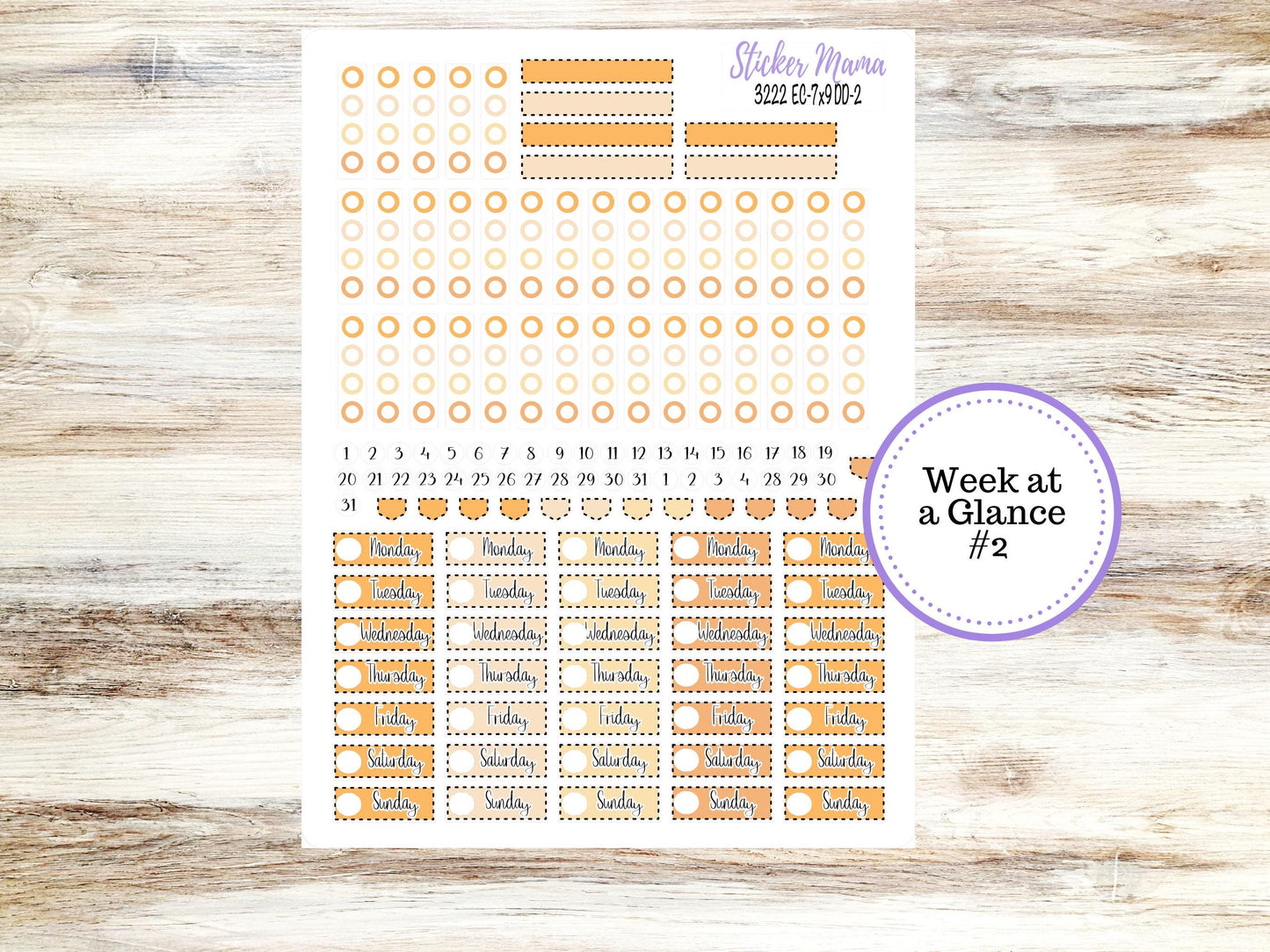 Erin Condren Daily Duo Planner Sticker Kit | 3222 Cozy Ghost