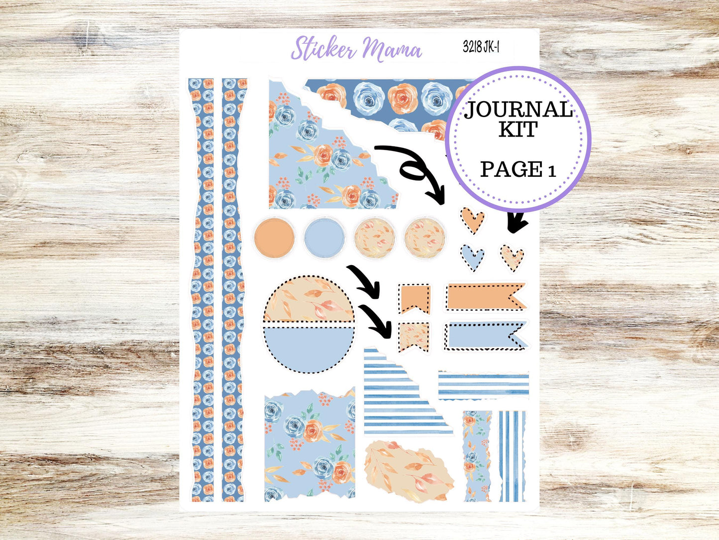Journal Planner Sticker Kit | Blossom Breeze 3218