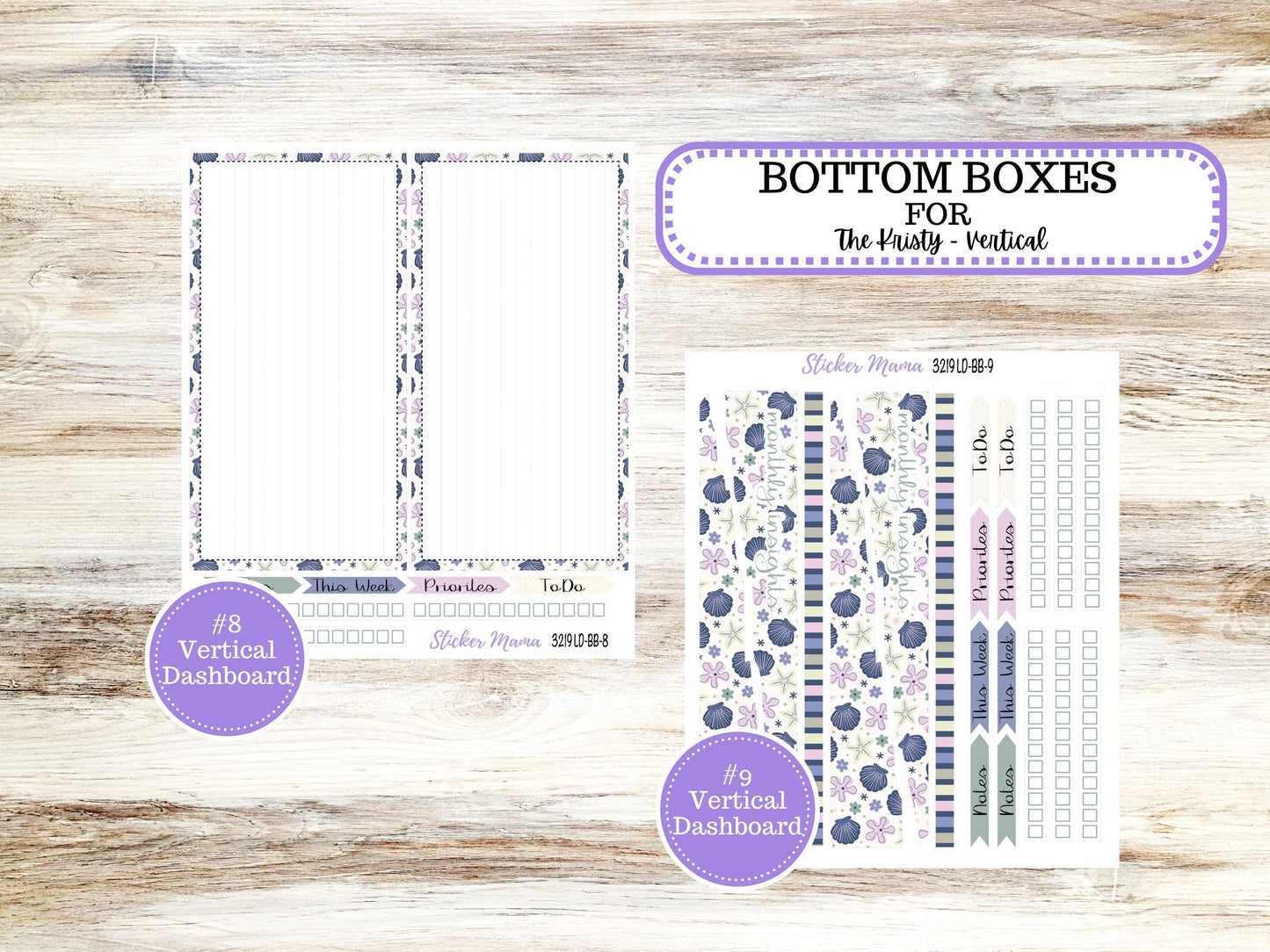 Laurel Denise Mae and Kristy Planner Sticker Kit | Book-Bound | August 3219 Tropical Trinkets | 5-26