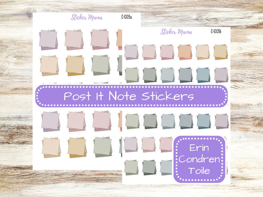 C-1005 POST IT PLANNER Stickers || Erin Condren Toile