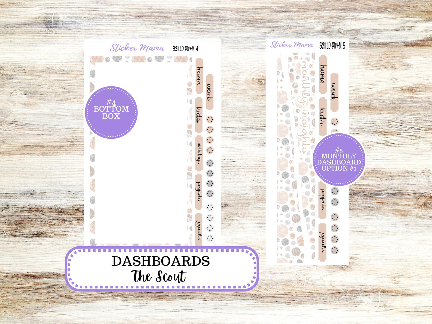 LD Large "The Scout" || PORTRAIT Weekly + Monthly Planner Kit #3211 || January || Laurel Denise Kit Portrait || Pastel Wonderland || 10-25