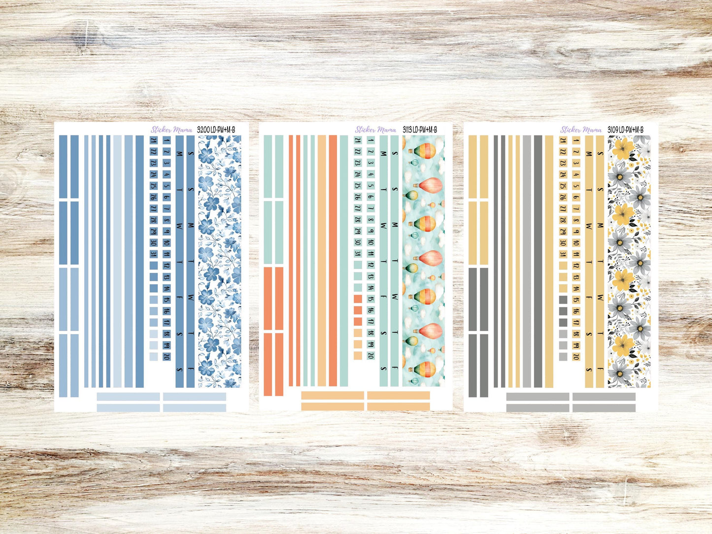 Banner Set | Laurel Denise Large Scout | Portrait Week + Month | Monthly Header Kit