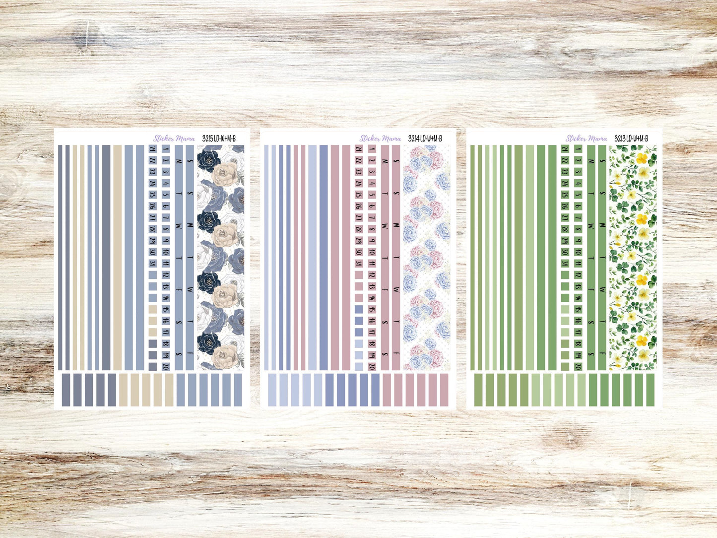 Banner Set || Laurel Denise Large Anne & Nancy || Week + Month || Monthly Header Kit