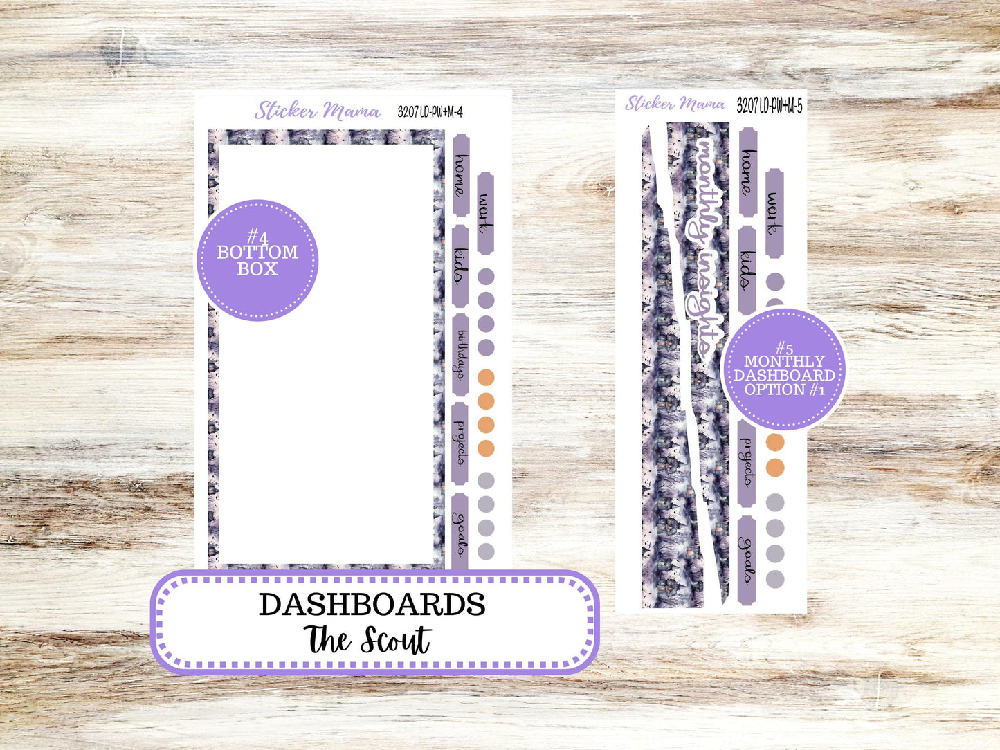 LD "The Scout" || PORTRAIT Weekly + Monthly Planner Kit #3207 || Haunted Haven || Laurel Denise Kit Portrait || Aug 25