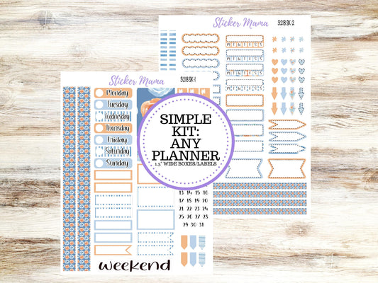 Simple Planner Sticker Kits | Blossom Breeze 3218