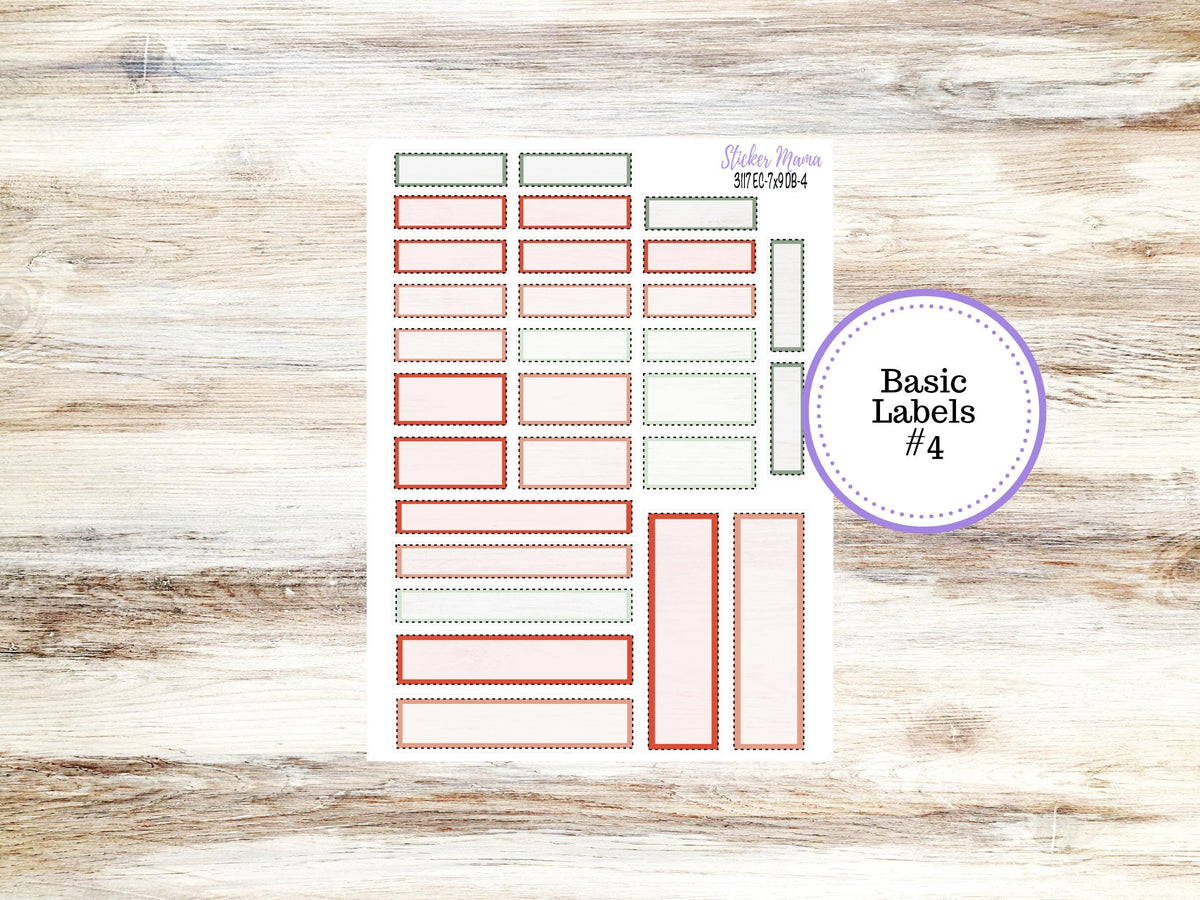 Erin Condren Dashboard Planner Kit 3210 | December Frosty Friends | 9-26