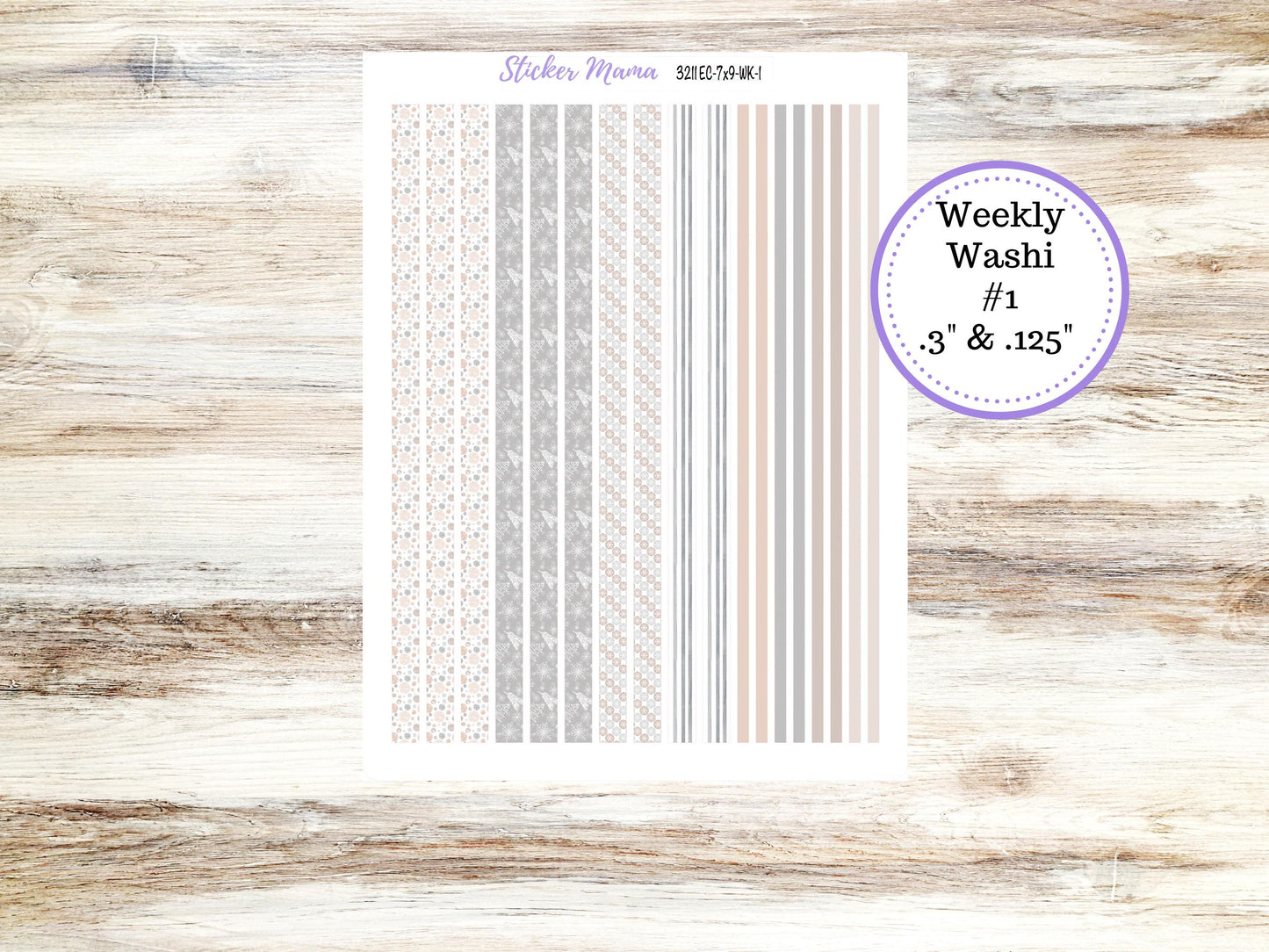ERIN CONDREN Weekly Planner Kit WK-3211 || January || Weekly Planner Sticker Kit || Erin Condren || Pastel Wonderland || 10-25