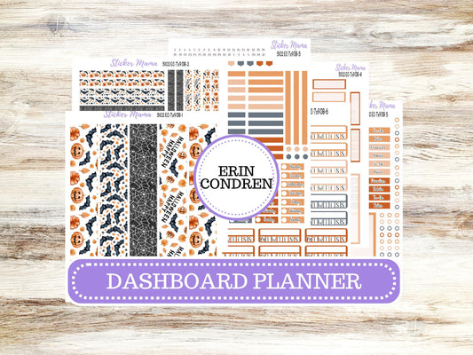 ERIN CONDREN Dashboard Planner Kit DB-3102 || Pumpkin Town || Dashboard Planner Sticker Kit || Erin Condren ||