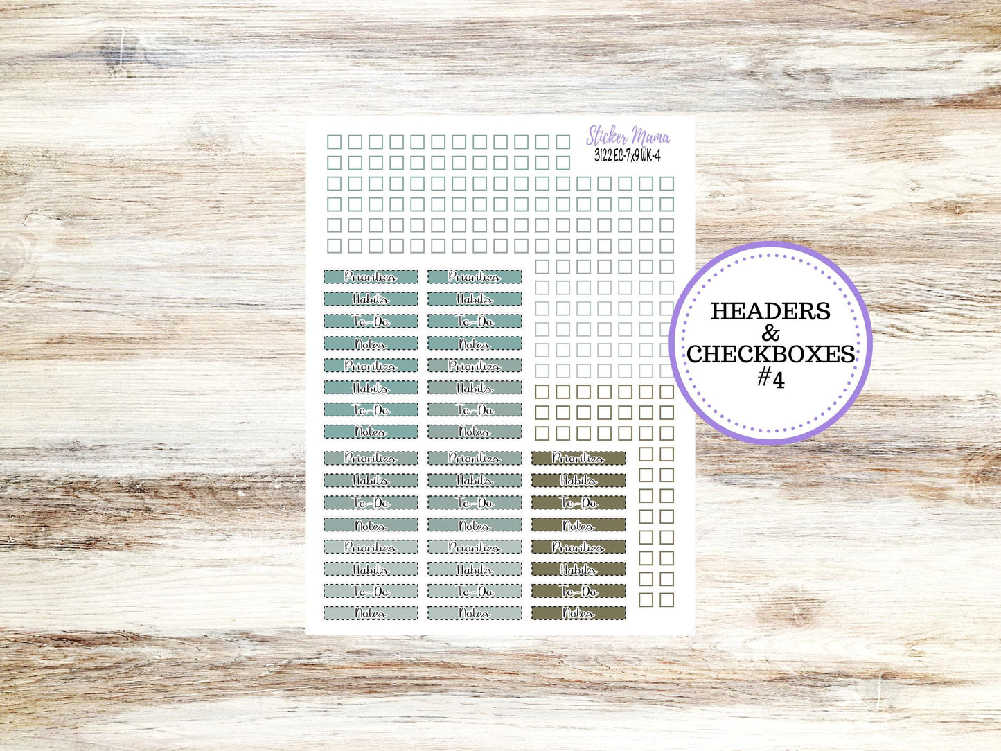 ERIN CONDREN WK-3122 || Vintage Bloom || Weekly Planner Kit || Erin Condren || Hourly Planner Kit || Vertical Planner Kit