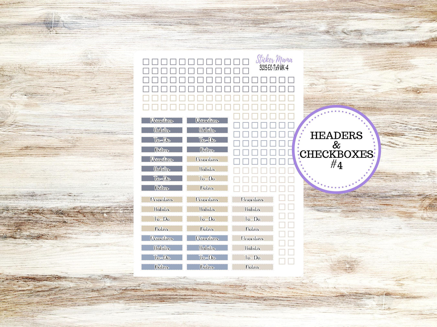 Erin Condren Weekly Planner Kit | Vertical & Hourly Stickers | WK-3215 Charming Roses