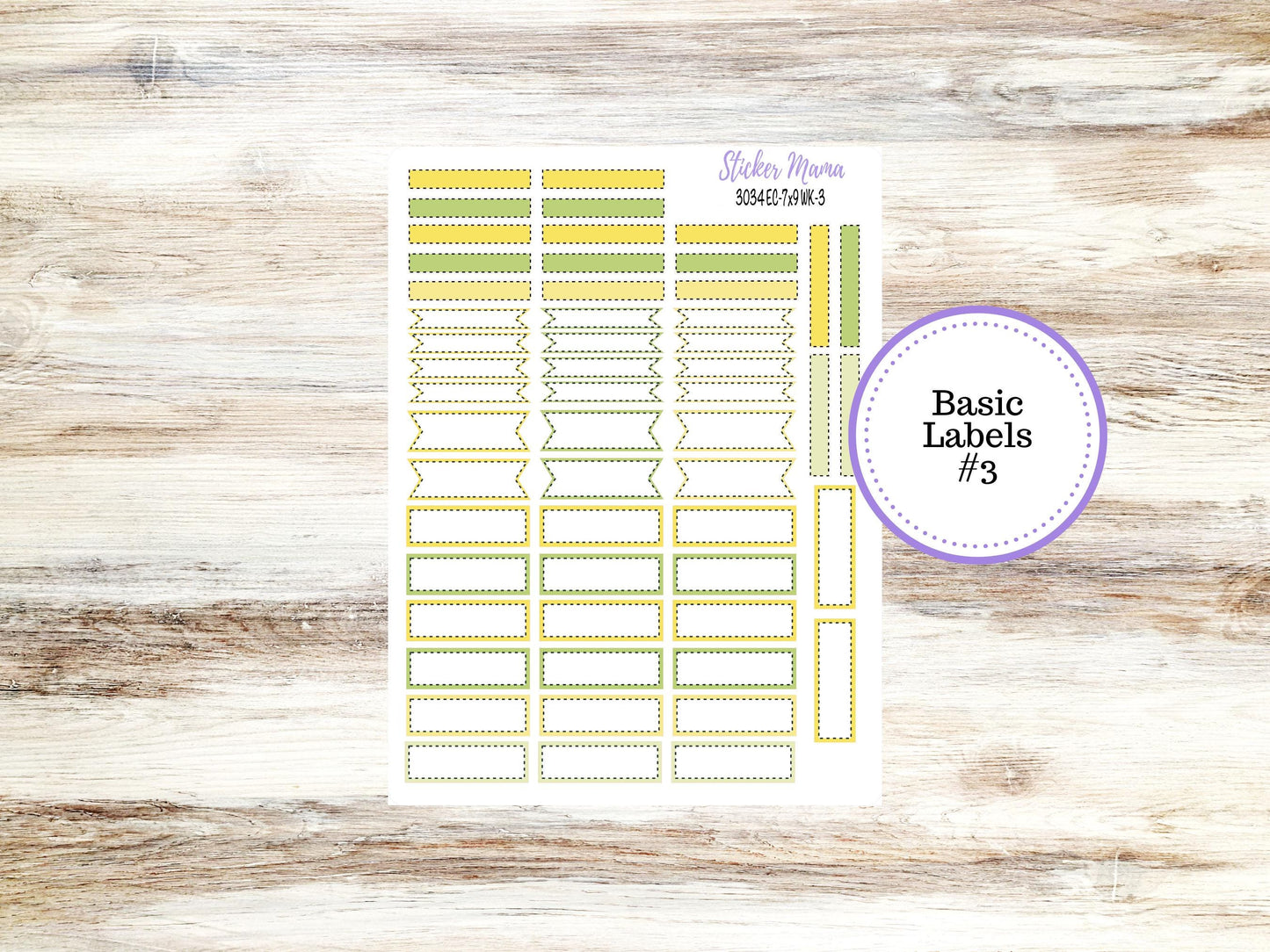 ERIN CONDREN WK-3034 || Fresh Squeeze || Weekly Planner Kit || Erin Condren || Hourly Planner Kit || March Vertical Planner Kit