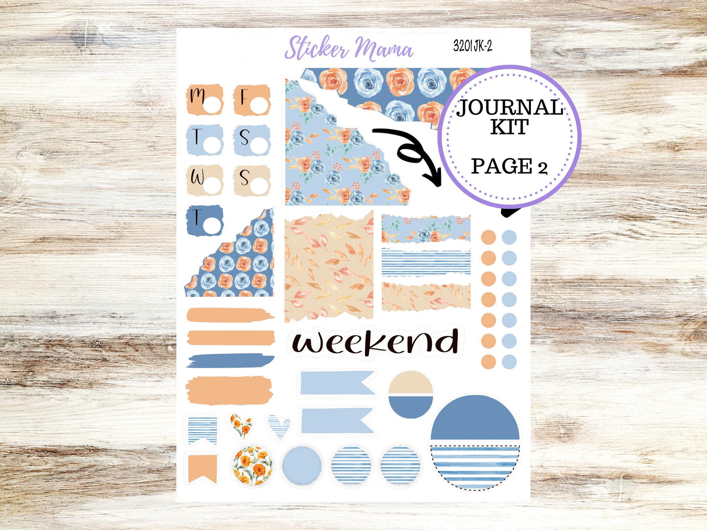 Journal Planner Sticker Kit | Blossom Breeze 3218
